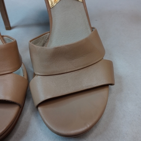 Michael Kors MK Back Zip Nude beige Stiletto 4.5" - Picture 7 of 11